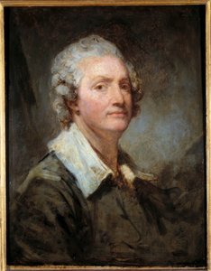 Obraz autoportretowy Jeana Baptiste Greuze (1725-1805) XVIII w. Słońce. 0,65x0,51m² autorstwa Jean Baptiste Greuze