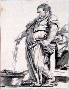 Rzeźnik, c1745-1805 autorstwa Jean Baptiste Greuze