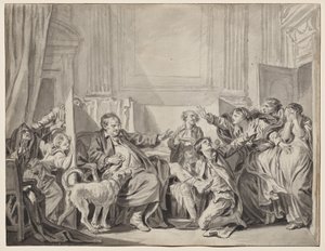 Córka winna i skruszona autorstwa Jean Baptiste Greuze