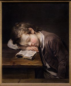 Little Lazy Boy autorstwa Jean Baptiste Greuze