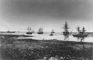 wojna krymska, eskadra francuska, wejście do portu, 1855