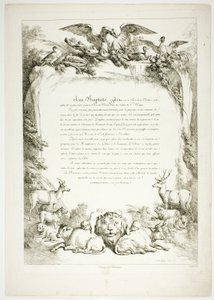 Strona biografii z Oeuvres de J. B. Huet autorstwa Jean Baptiste Huet
