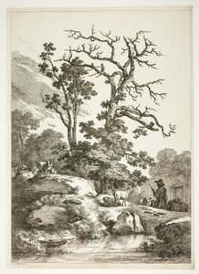 Scena bukoliczna autorstwa Jean Baptiste Huet