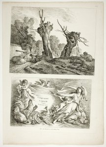 Płyta 25 z 38 z Oeuvres de J. B. Huet autorstwa Jean Baptiste Huet