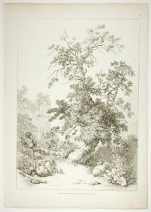 Płyta szósta z 38 z Oeuvres de J. B. Huet autorstwa Jean Baptiste Huet