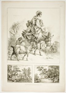 Płyta druga z 38 z Oeuvres de J. B. Huet autorstwa Jean Baptiste Huet