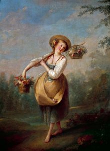 Obraz Ibex Jean Baptiste Huet (1745-1811) XVIII-wieczny Paryż, Musee Cognacq Jay