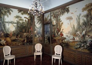 Widok salonu Demarteau udekorowanego przez Jeana Baptiste Hueta (1745-1811) autorstwa Jean Baptiste Huet