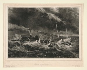 Wybrzeże Dover autorstwa Jean Baptiste Isabey