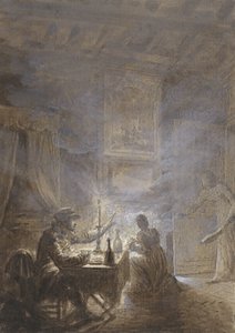 Palenisko autorstwa Jean Baptiste Isabey