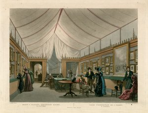 Sala wystawowa Monsieur J Isabey autorstwa Jean Baptiste Isabey