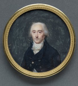 Portret mężczyzny, początek lat 90. XVIII wieku. autorstwa Jean Baptiste Isabey