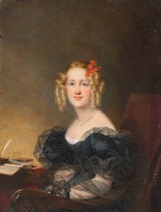 Portret kobiety autorstwa Jean Baptiste Isabey