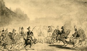 „Revue du Quintidi”, 1800 lub 1801, 1921 autorstwa Jean Baptiste Isabey