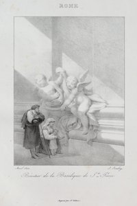 Wyjazd do Włoch w 1822 r. autorstwa Jean Baptiste Isabey