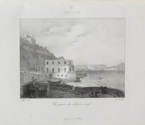 Wyjazd do Włoch w 1822 r. autorstwa Jean Baptiste Isabey