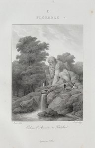 Wyjazd do Włoch w 1822 r. autorstwa Jean Baptiste Isabey