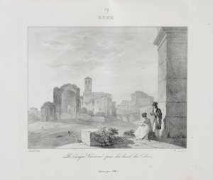 Wyjazd do Włoch w 1822 r. autorstwa Jean Baptiste Isabey