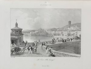 Wyjazd do Włoch w 1822 r. autorstwa Jean Baptiste Isabey
