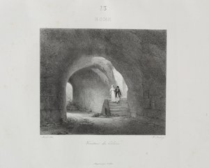 Wyjazd do Włoch w latach 1822, 1833. autorstwa Jean Baptiste Isabey