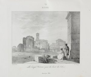 Wyjazd do Włoch w latach 1822, 1833. autorstwa Jean Baptiste Isabey
