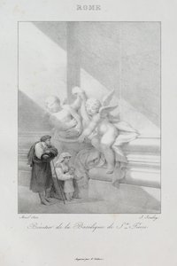 Wyjazd do Włoch w latach 1822, 1833. autorstwa Jean Baptiste Isabey
