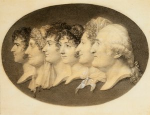 Portret profilowy Augustyna i jego rodziny