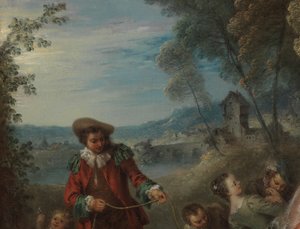 Huśtawka autorstwa Jean Baptiste Joseph Pater