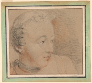 Portret kobiety autorstwa Jean Baptiste Joseph Pater