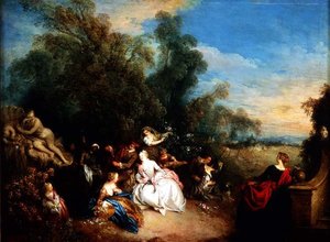 Relaks na wsi autorstwa Jean Baptiste Joseph Pater