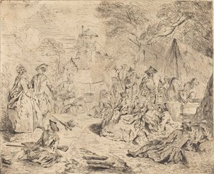 Oddziały odpoczywające autorstwa Jean Baptiste Joseph Pater