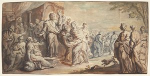 Prezentacja religijna autorstwa Jean-Baptiste Jouvenet