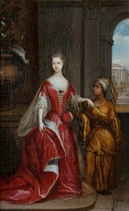 Holenderski: Elisabeth Savage (1699-1746). Żona Fryderyka z Nassau-Zuylensteyn, hrabiego Rochford Elisabeth Savage (1699-1746). Żona Fryderyka Nassau-Zuylensteyn, hrabiego Rochford autorstwa Jean Baptiste Lantscroon