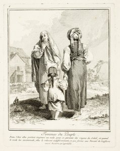 Kobiety z ludu, płyta szósta z Różnego ubioru ludów Północy autorstwa Jean Baptiste Le Prince