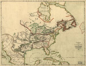 Mapa Luizjany autorstwa Franquelina. LOC 2001620469