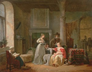 Scena przedszkolna autorstwa Jean Baptiste Mallet