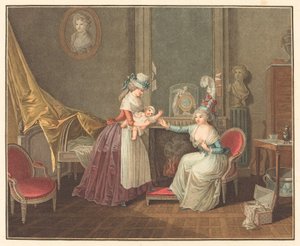 Obiad dla fanów autorstwa Jean Baptiste Mallet after Henri Nicolas van Gorp