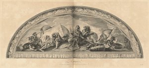 Hiszpania Wieszak Salonu de la Guerre przed Galerią (Hiszpania, Centrum Salonu Wojennego Naprzeciw Galerii) [pl. 38]