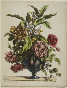 Wazon kwiatów autorstwa Jean Baptiste Monnoyer