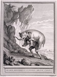 Dwóch poszukiwaczy przygód i talizman, ok. 1755-1759