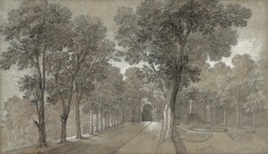 Widok na park w Arcueil autorstwa Jean Baptiste Oudry