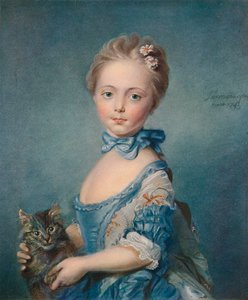 Dziewczyna z kotkiem, 1743, 1902