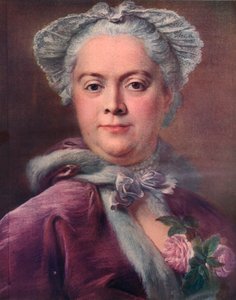 Madame Valade, c1746 autorstwa Jean Baptiste Perronneau