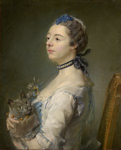 Magdaleine Pinceloup de la Grange, z domu de Parseval autorstwa Jean Baptiste Perronneau