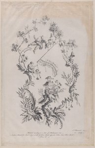 Nowa księga chińskich ozdób. Wynaleziony i grawerowany przez J. Pillementa, 1755.,