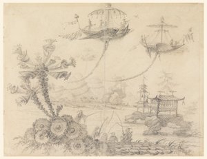 Chinoiserie Fantazja autorstwa Jean Baptiste Pillement