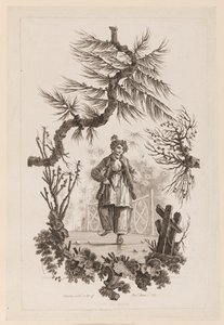 Figura pod konarem autorstwa Jean Baptiste Pillement
