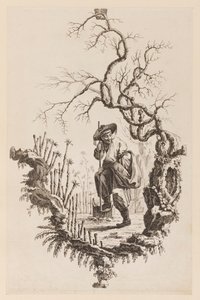 Figura i konar autorstwa Jean Baptiste Pillement