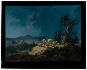 Wieczór autorstwa Jean Baptiste Pillement