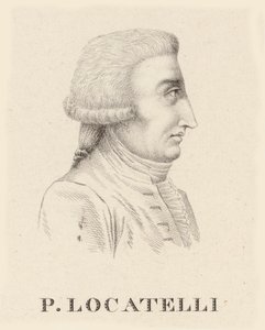 Portret skrzypka i kompozytora Pietro Antonio Locatelli 1695-1764. autorstwa Jean Baptiste Ponce Lambert